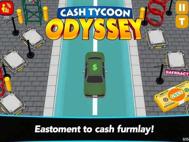 Typical gameplay showing business expansion options Cash Tycoon Odyssey Gameplay Screenshot